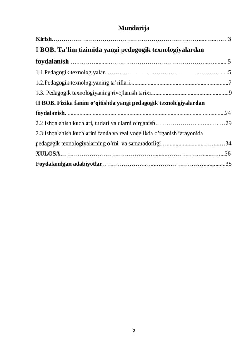 BOB. Ta’lim tizimida yangi pedogogik texnologiyalardan foydalanish