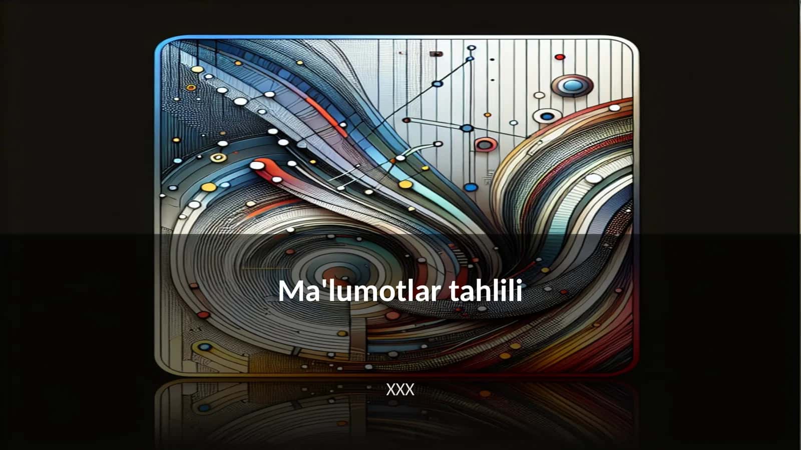 Ma'lumotlar tahlili