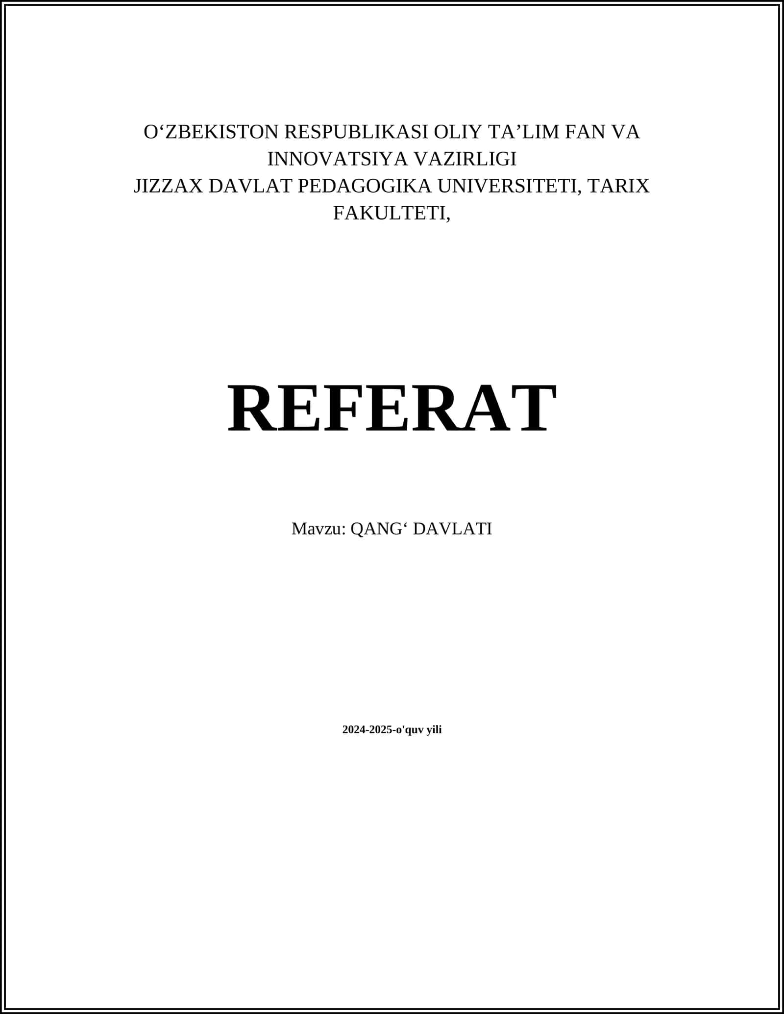 Qang‘ davlati