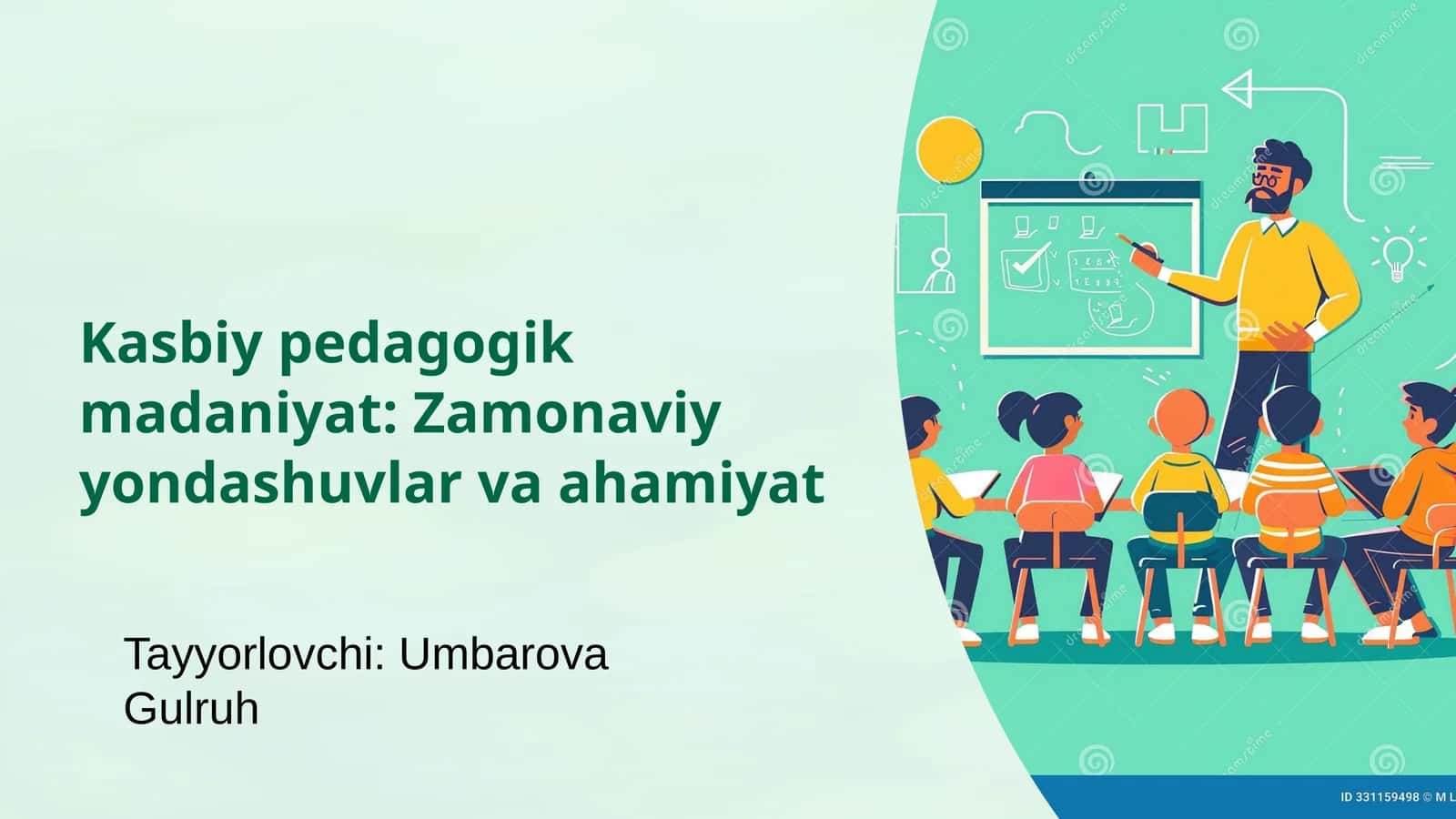 Kasbiy pedagogik madaniyat: Zamonaviy yondashuvlar va ahamiyat