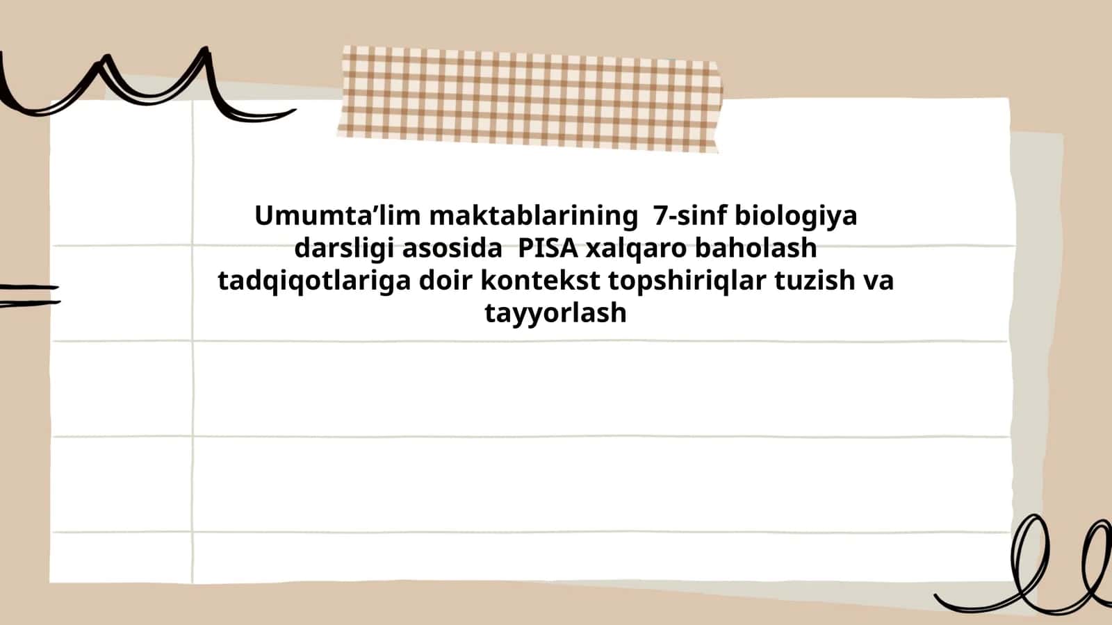 O'simliklarning tuzilishi va funksiyalari