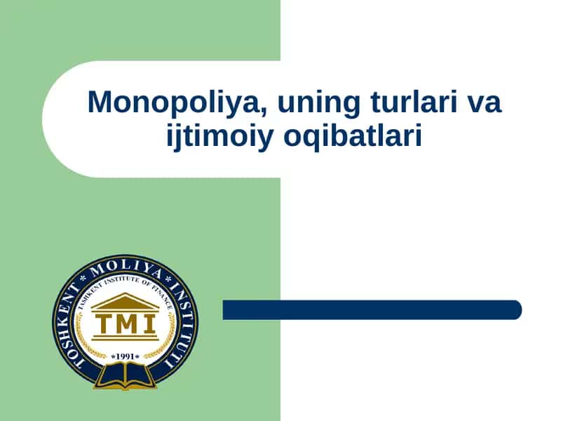 Monopoliyaga qarshi ishlarni tartibga solish va raqobatni rivojlantirish tizimi
