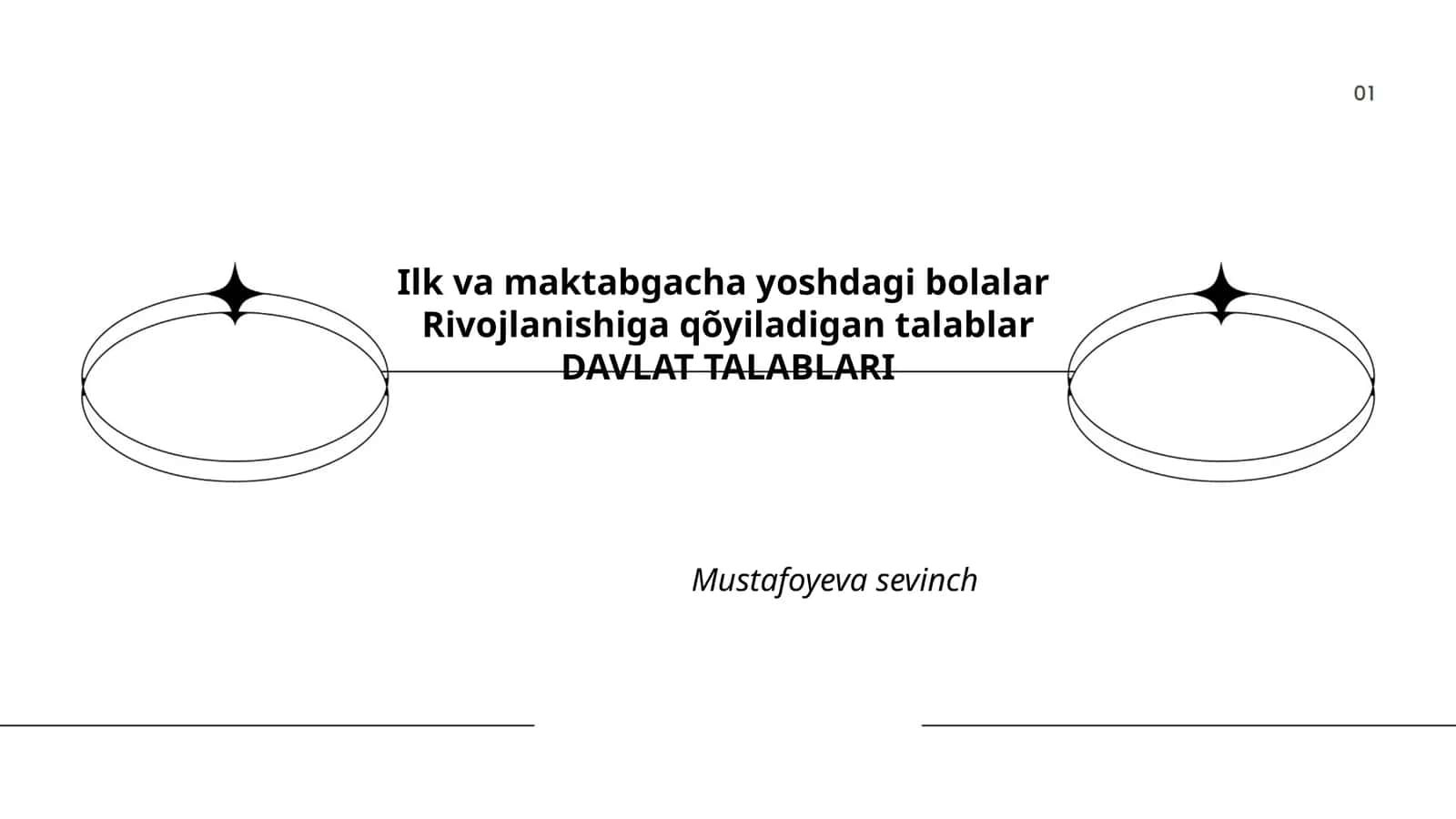 Ta’lim-tarbiya dasturlarining davlat standarti va kontenti