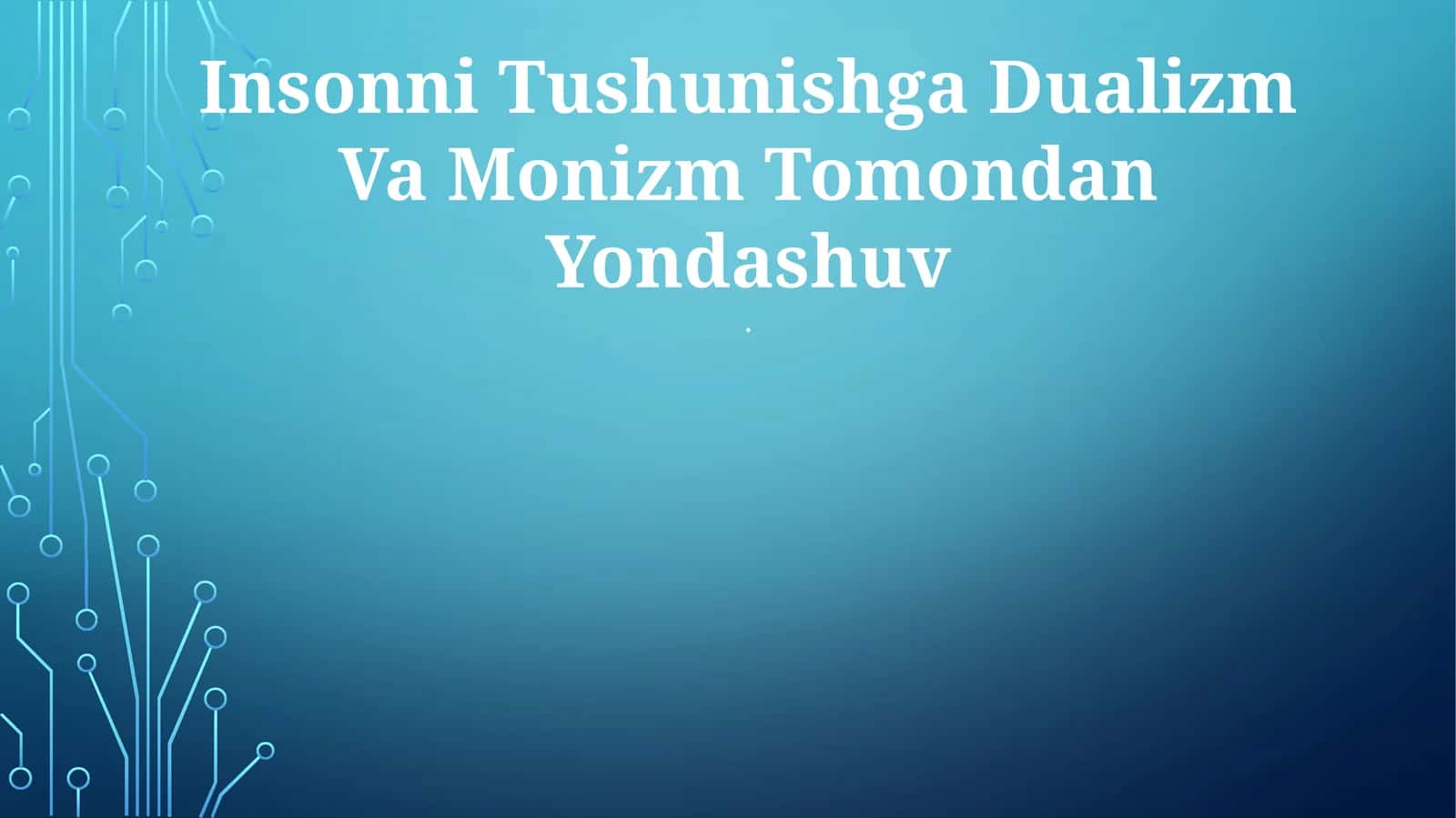 Uyqusizlikni Tushunish: Dualizm va Monizm