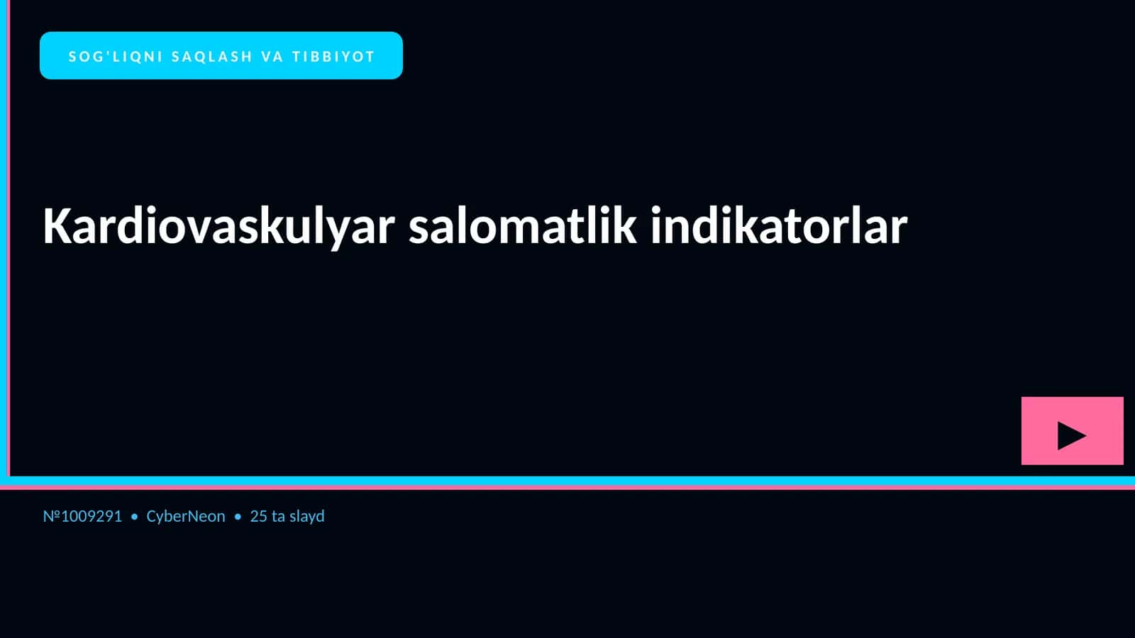 Kardiovaskulyar salomatlik indikatorlar