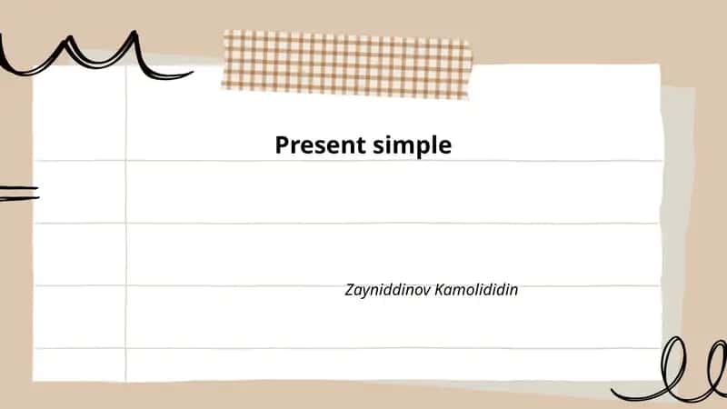 Present Simple