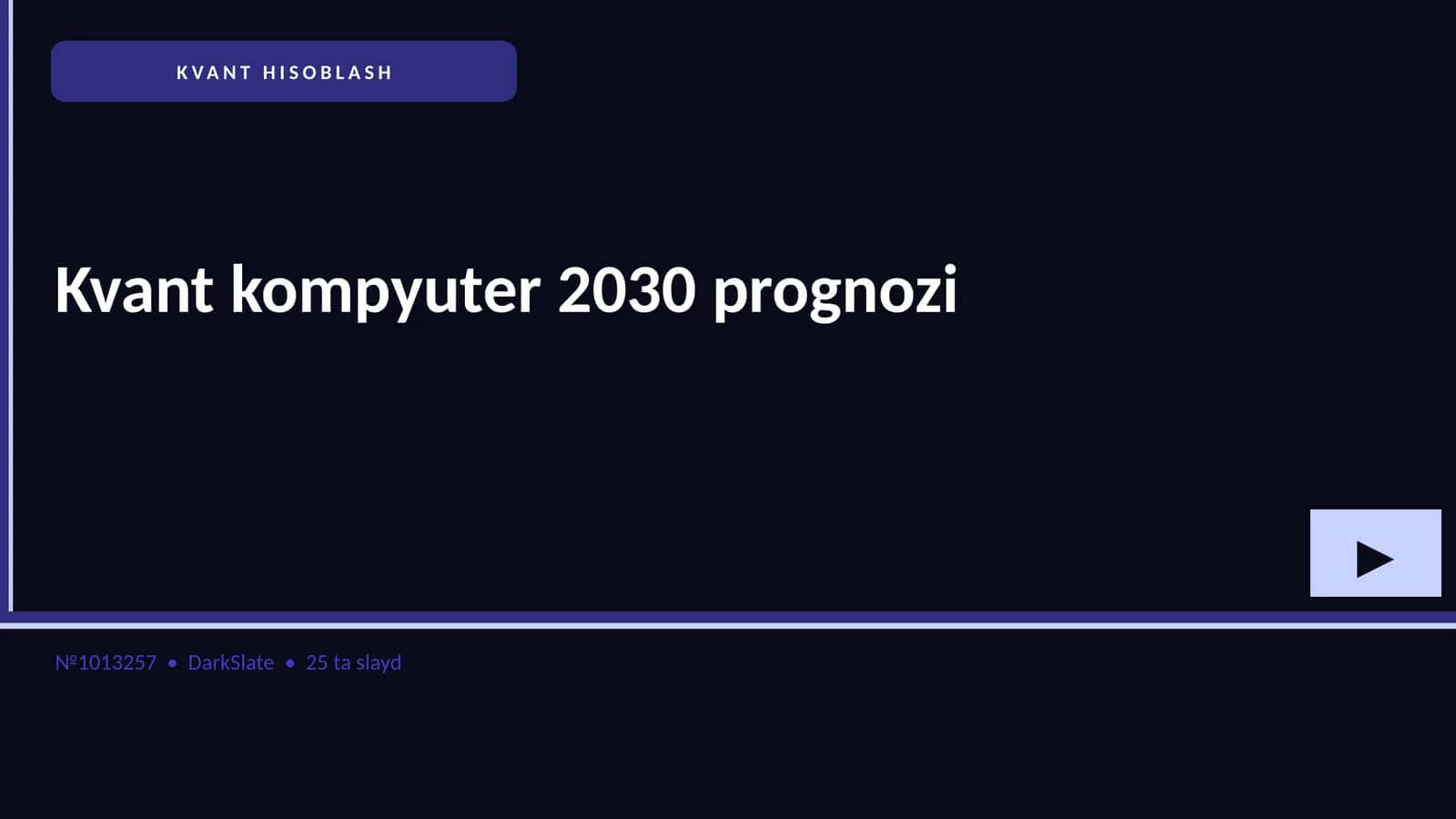 Kvant kompyuter 2030 prognozi