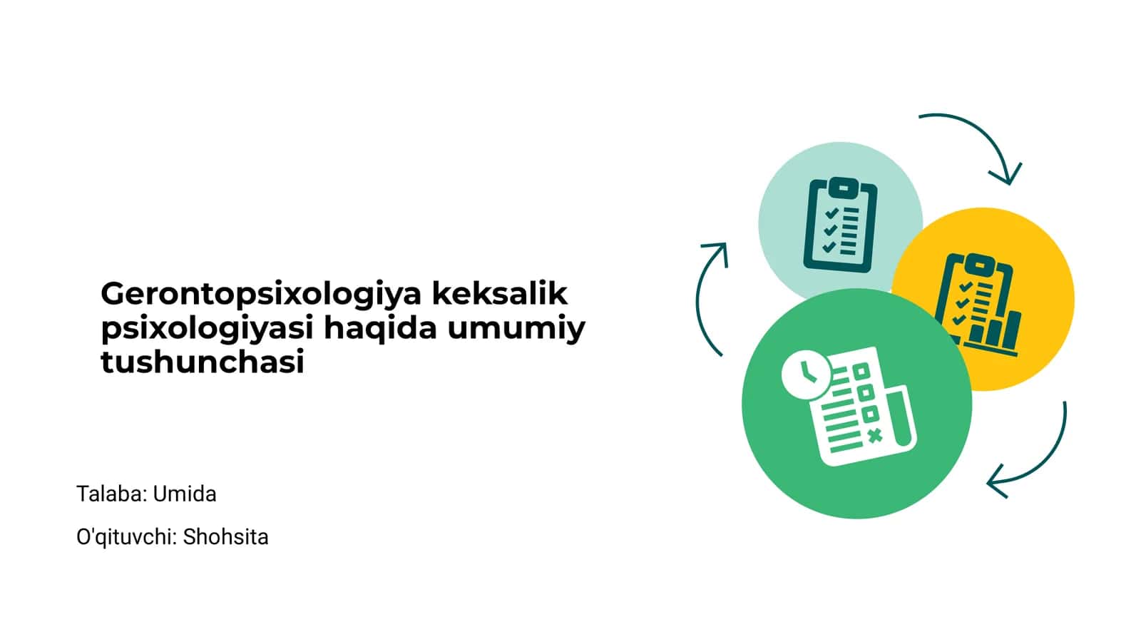 Gerontopsixologiya keksalik psixologiyasi haqida umumiy tushunchasi
