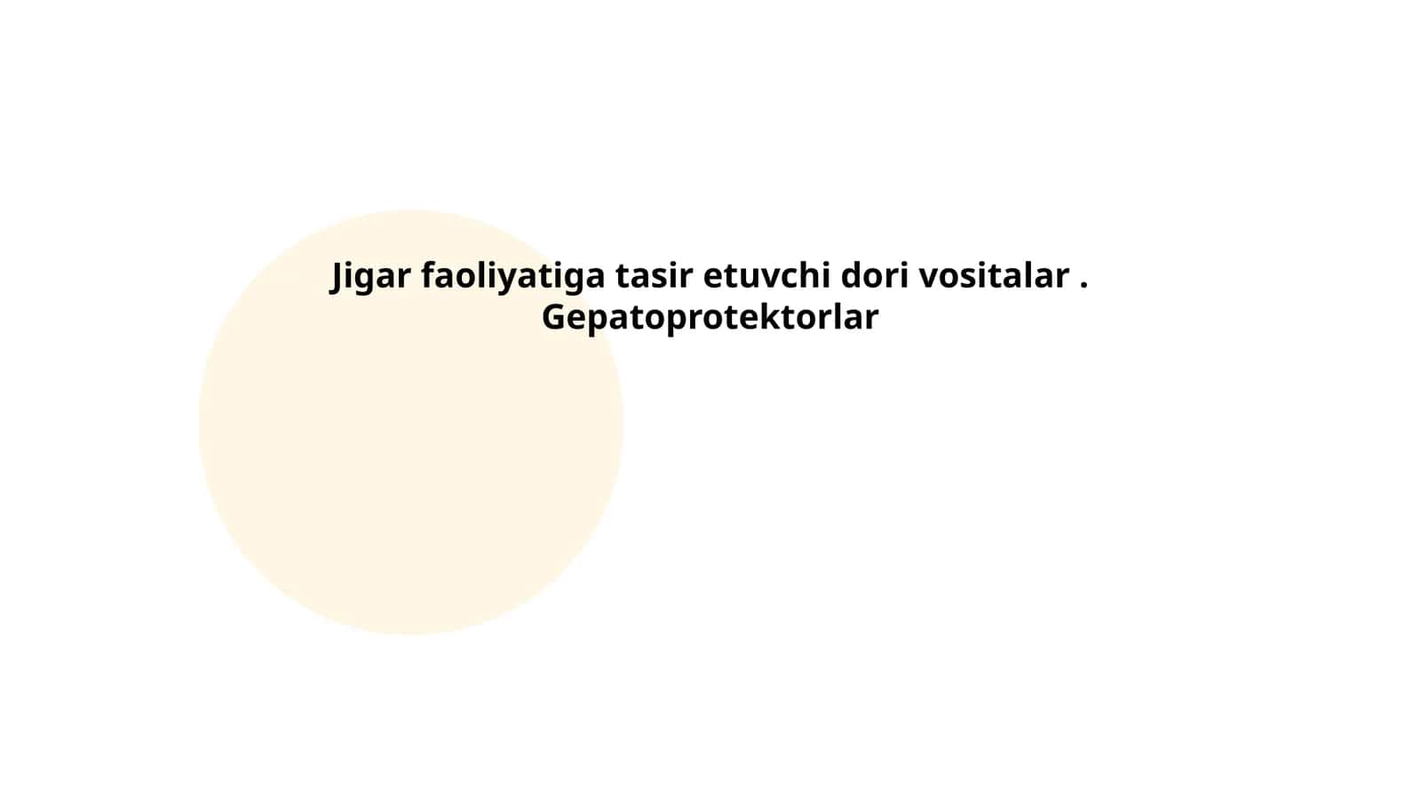 Gepatoprotektorlar