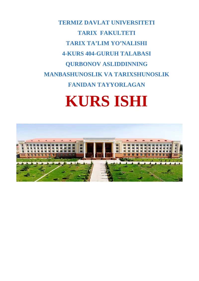 MUSULMON UYG’ONISH DAVRIDAGI TARIXIY ADABIYOTLAR
