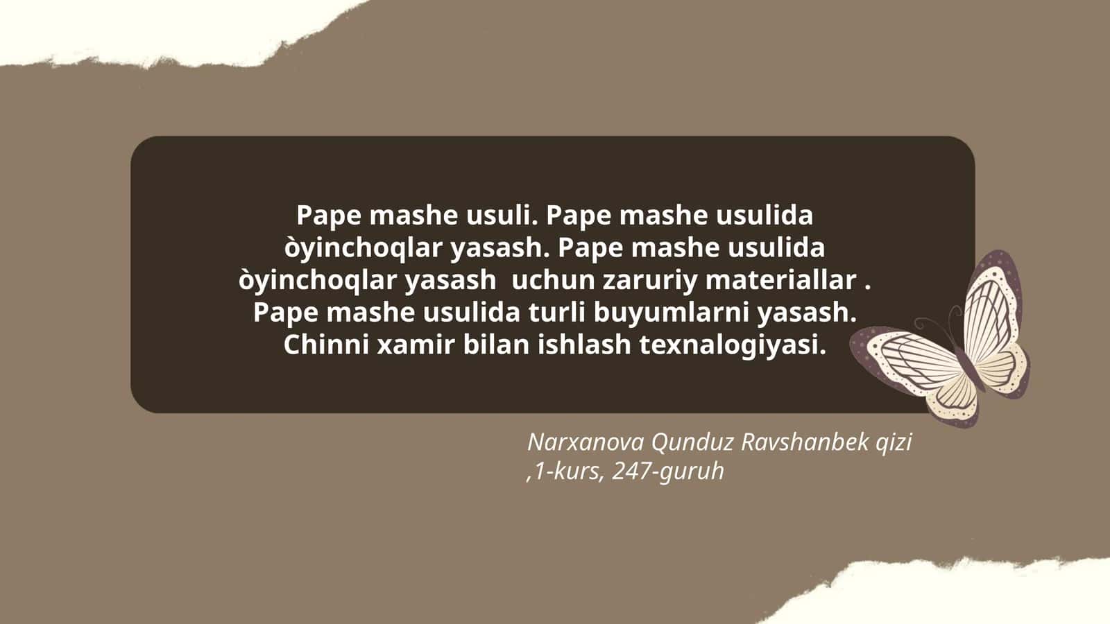 Pape Mashe Usuli