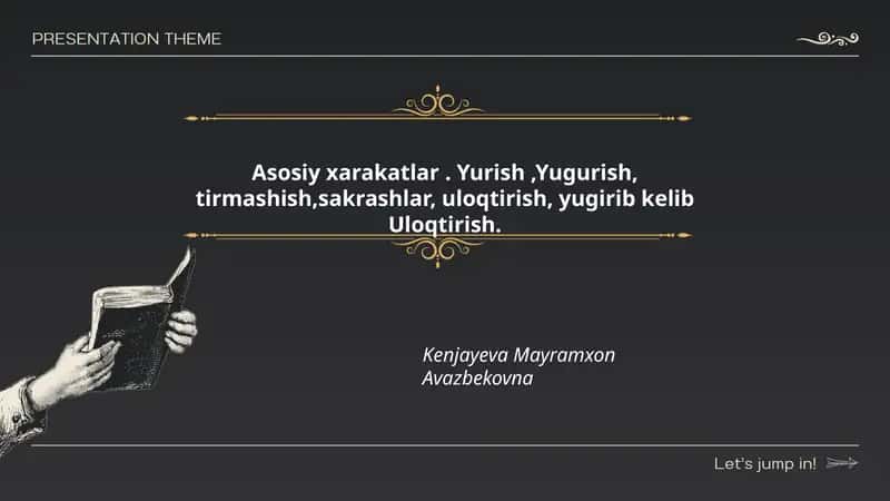 Asosiy xarakatlar