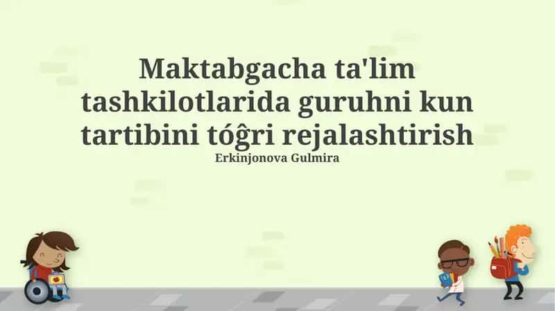 Samarali Kun Tartibi Rejalashtirish