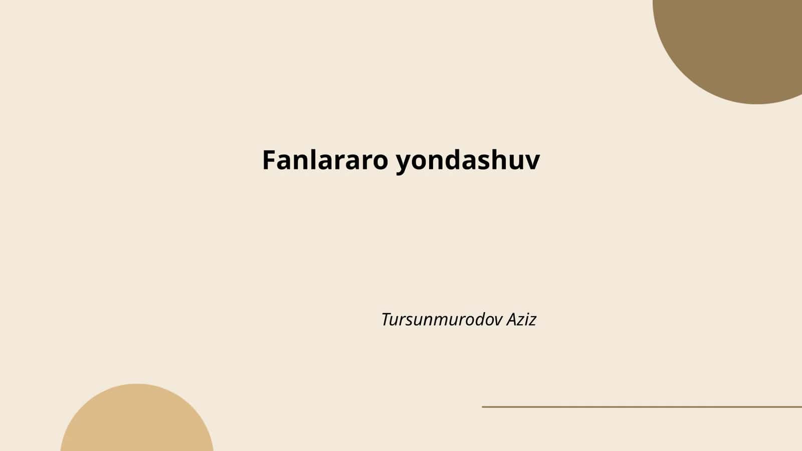 Interfaol ta'lim usullari