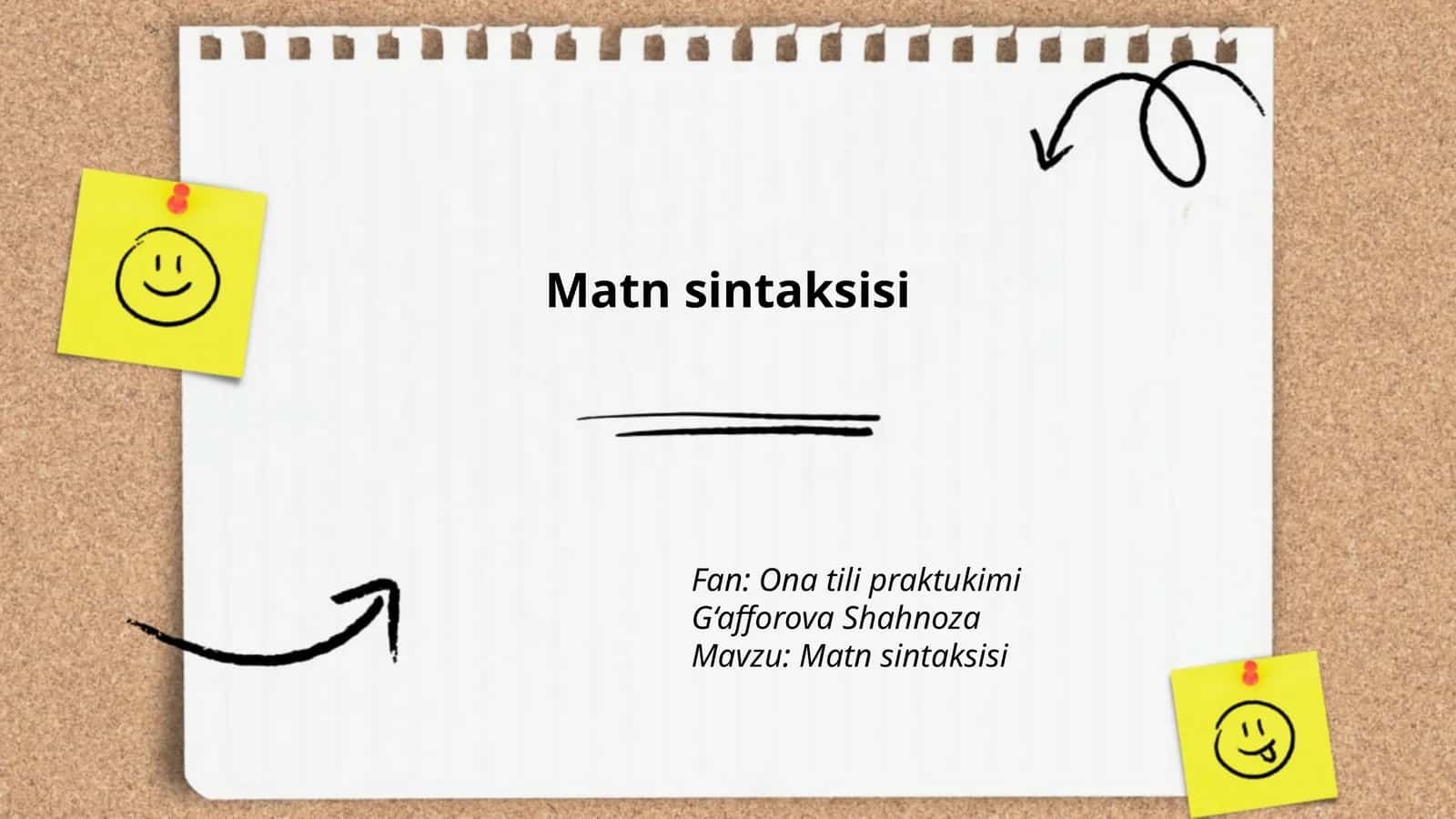 Matn sintaksisi