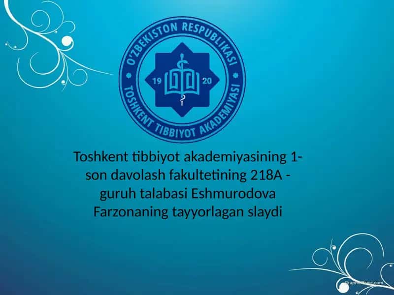 HID BILISH ORGANINING TUZULISHI VA REGENERATSIYASI
