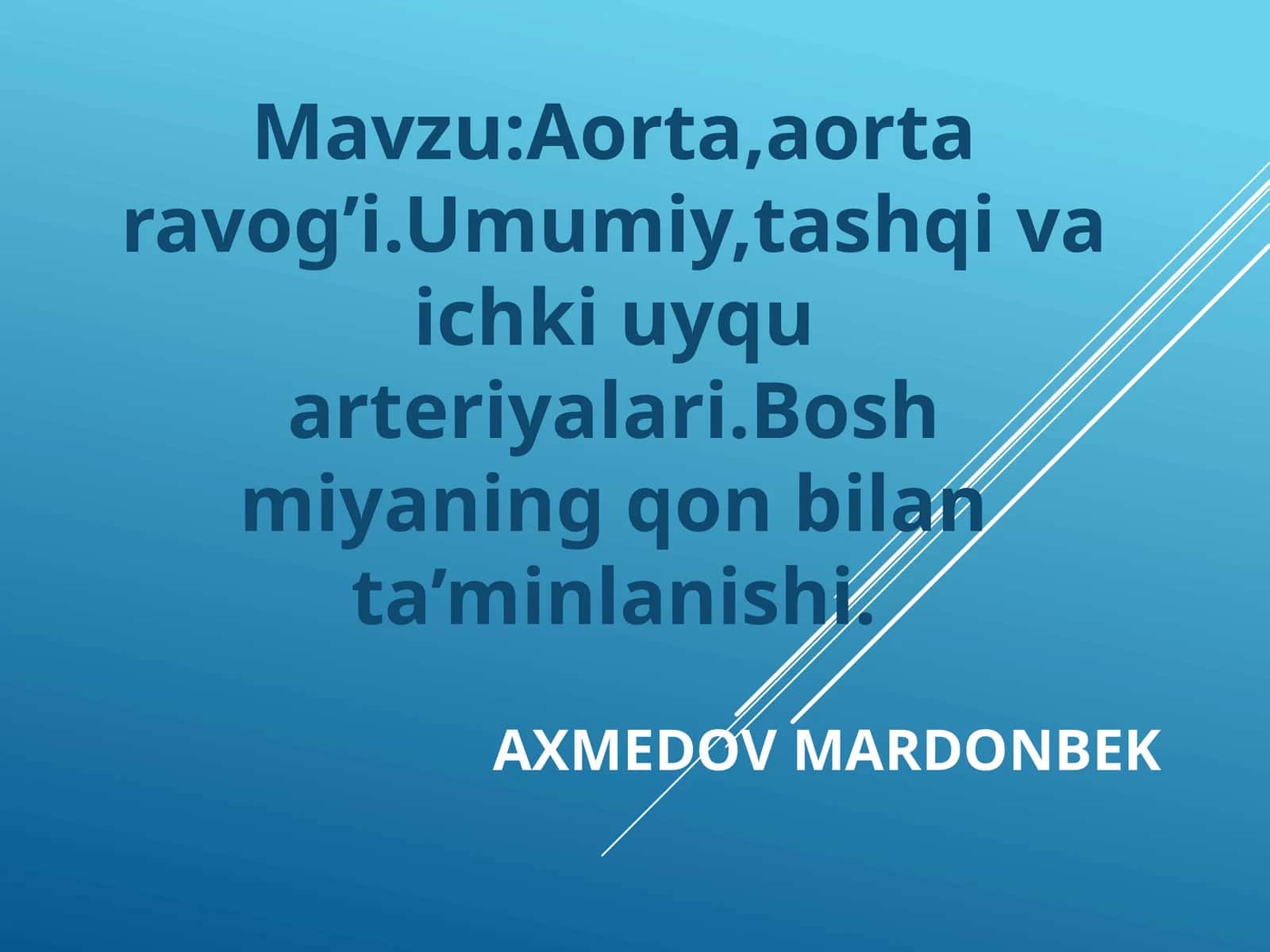 Aortavaaortaravog’I
