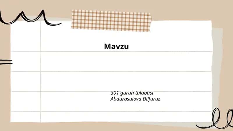 Mavzu tanlash mezonlari