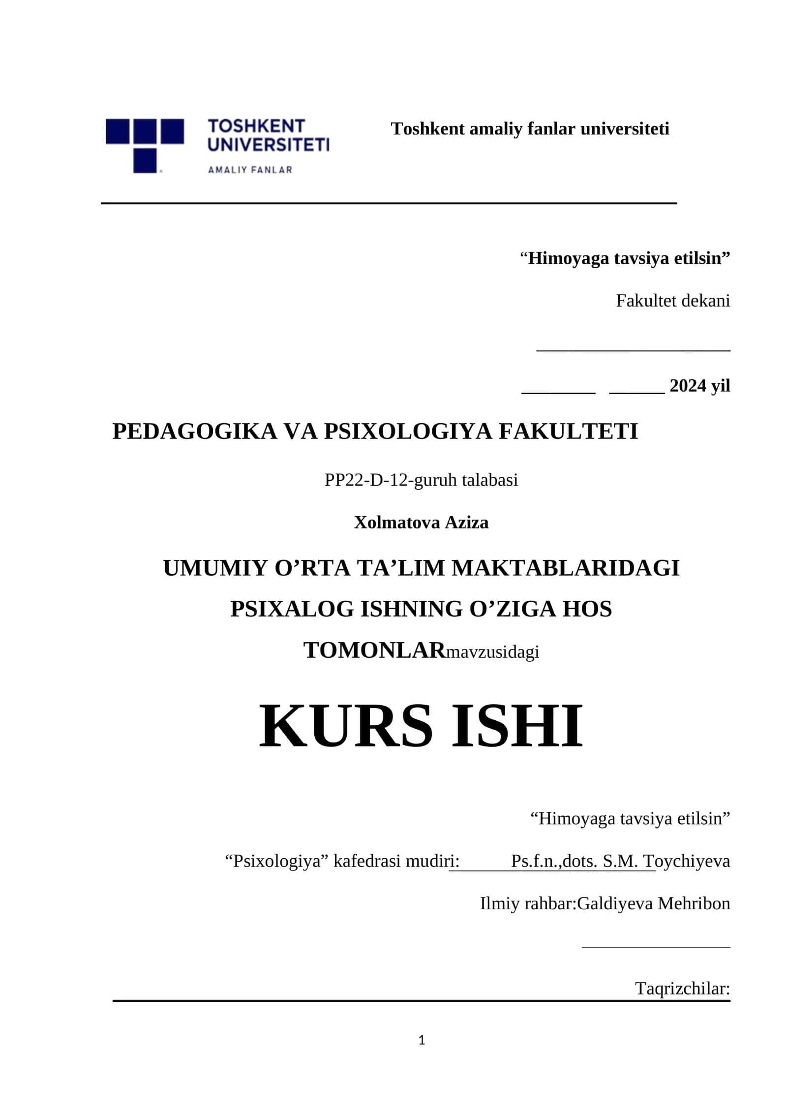 o'quvchilarda stressni kamaytirish va ruhiy barqarorlikni saqlash ustidir