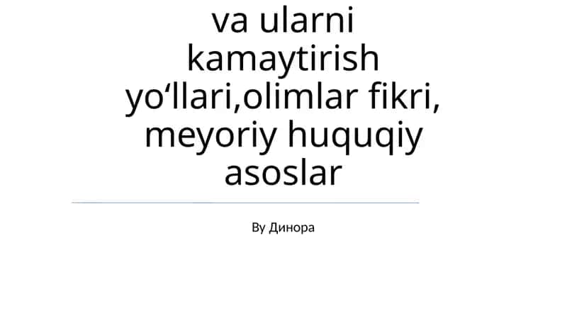 Investitsion xatarlar va ularni kamaytirish yo‘llari