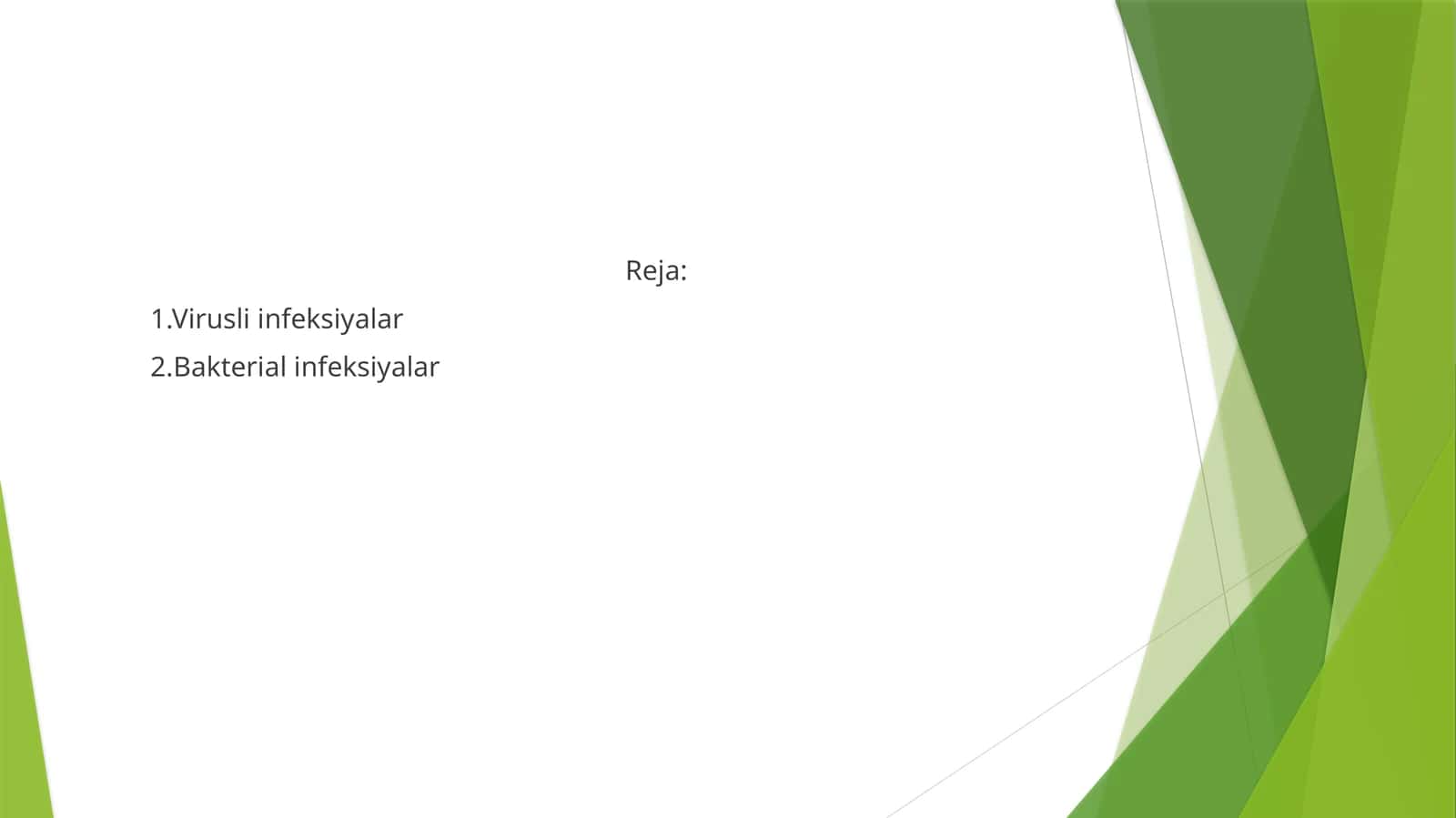 VIRUSLAR QO‘ZG‘ATADIGAN KASALLIKLAR