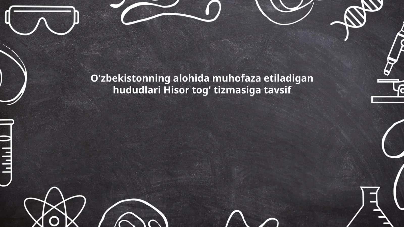 Hisor tog' tizmasi