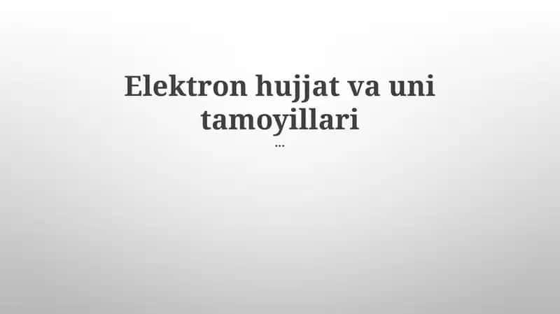 Elektron dalillar