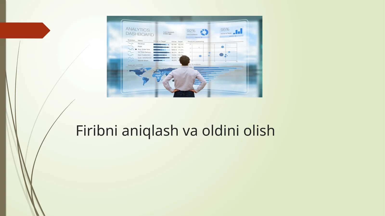 Firibni aniqlash va oldini olish