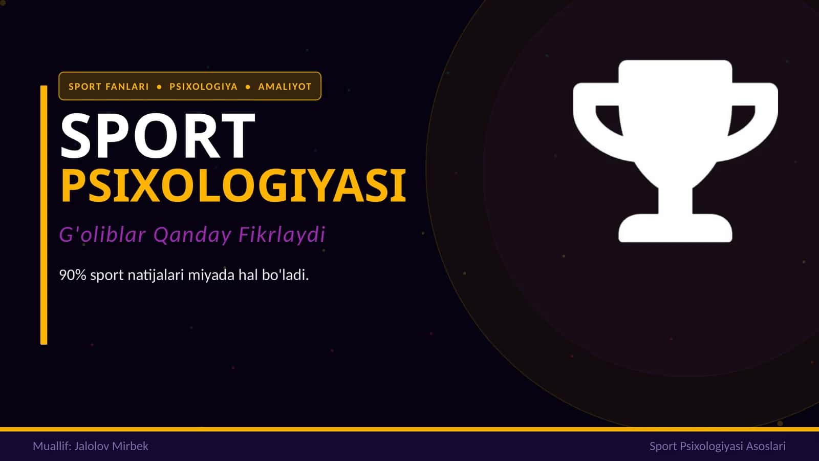 SPORT PSIXOLOGIYASI