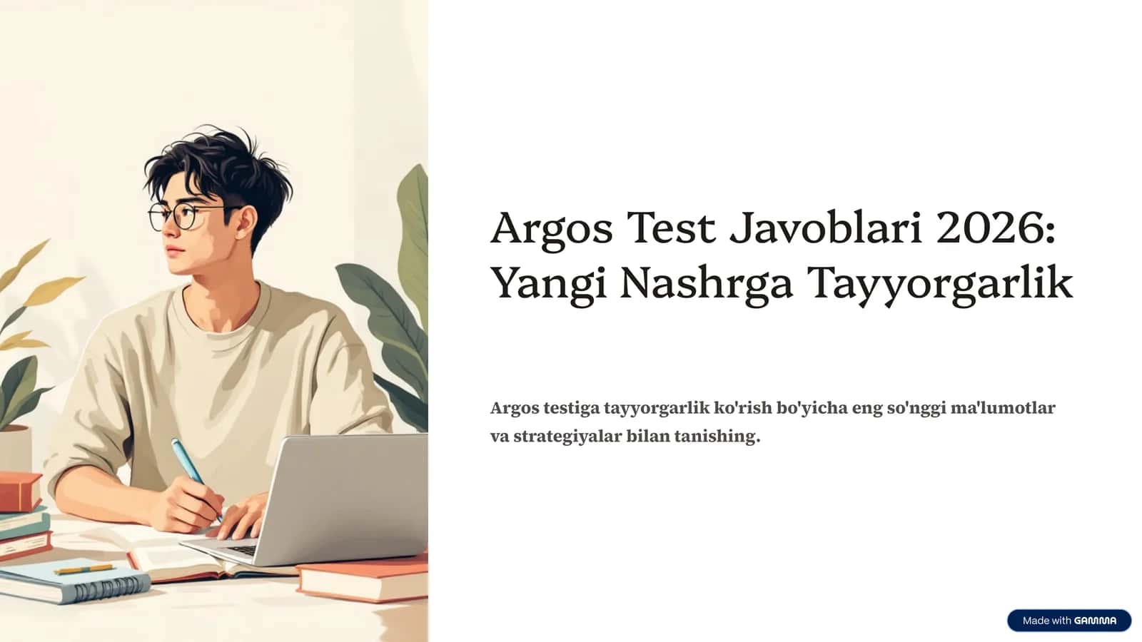 Argos Test Javoblari 2026: Yangi Nashrga Tayyorgarlik
