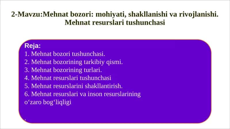 Mehnat bozori