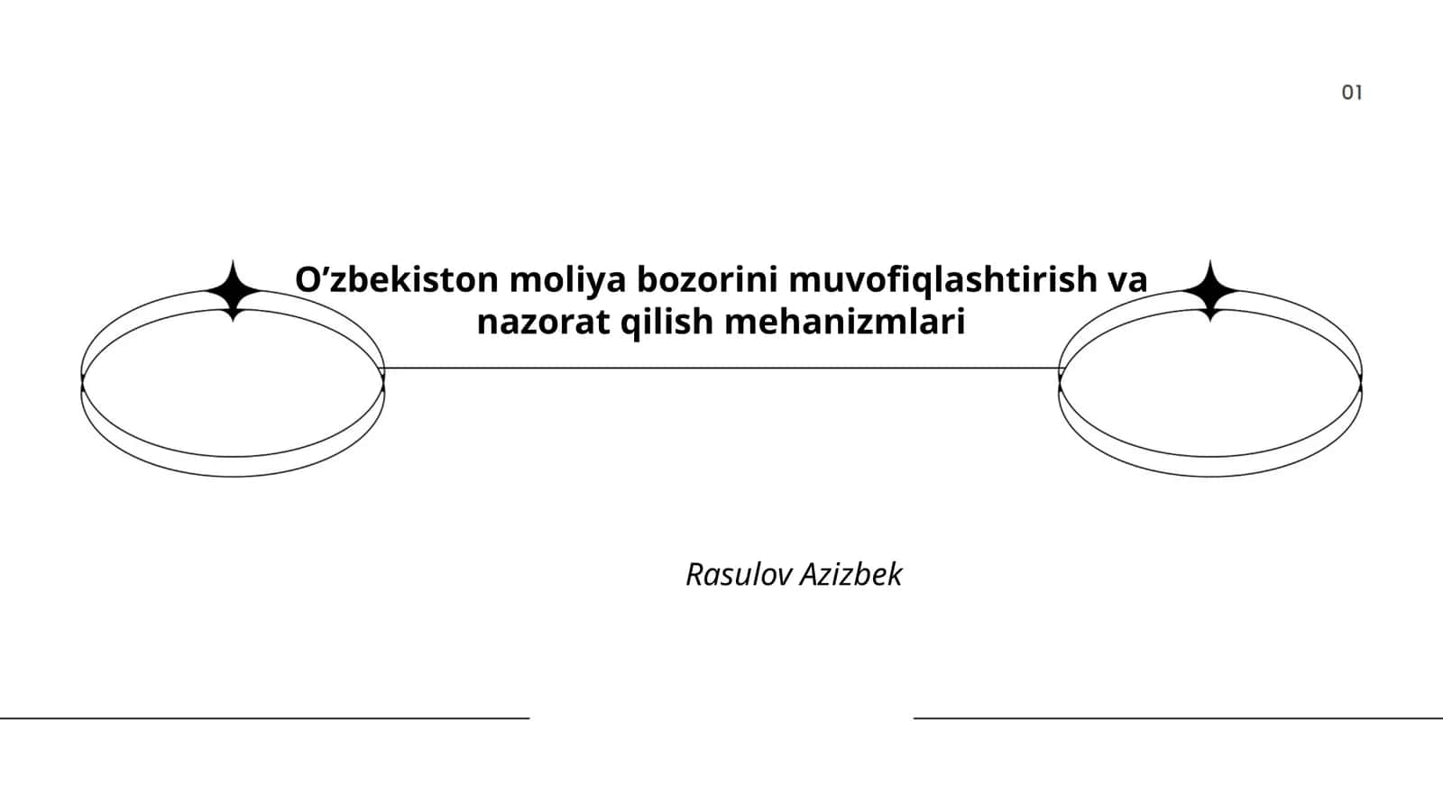 O’zbekiston moliya bozorini muvofiqlashtirish va nazorat qilish mehanizmlari