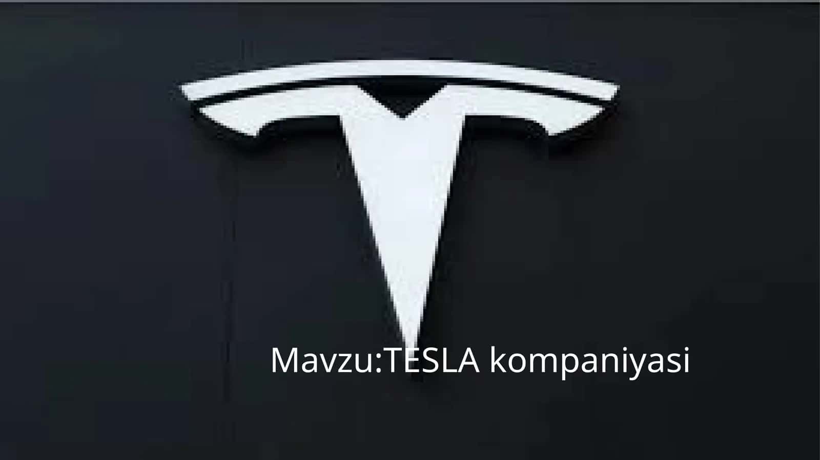 TESLA kompaniyasi