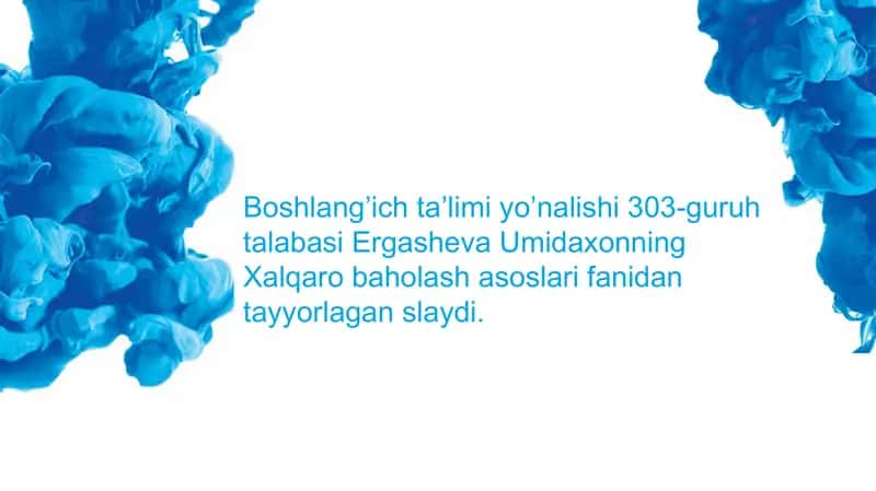 EGMA Xalqaro baholash dasturi