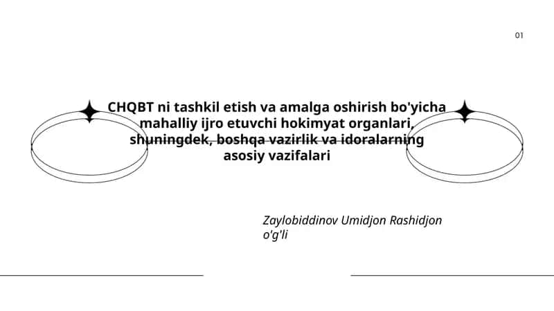 CHQBT ni tashkil etish va amalga oshirish bo'yicha mahalliy ijro etuvchi hokimyat organlari