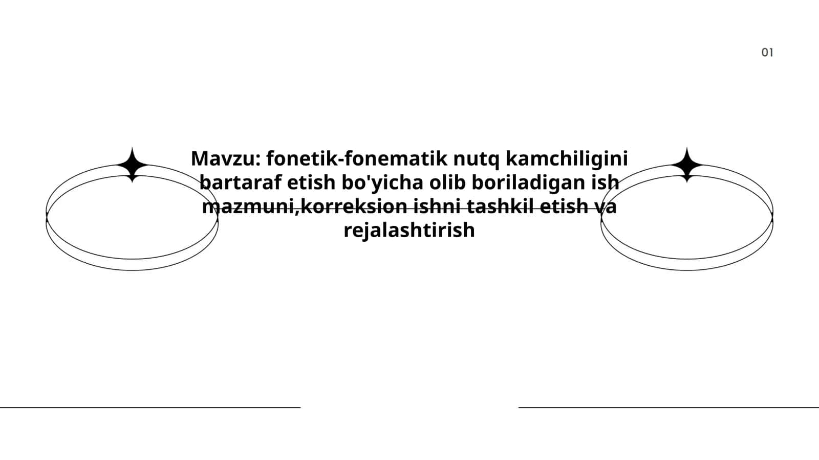 fonetik-fonematik nutq kamchiligini bartaraf etish