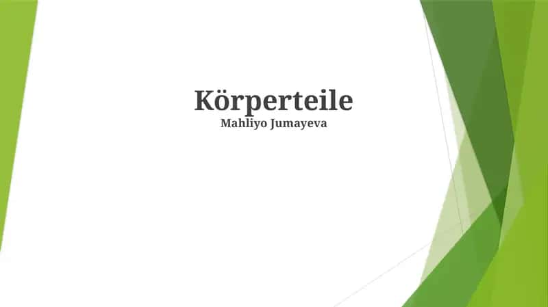 Körperteile