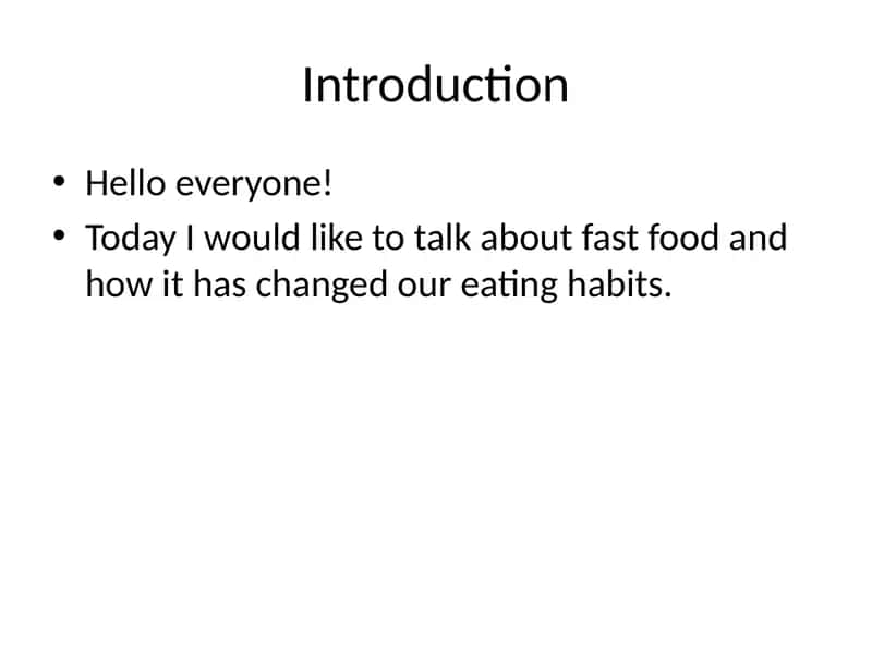 Tez taomlar tarixi (Fast Food History)