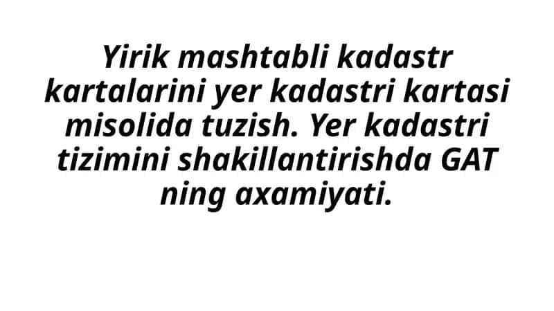 Yirikmashtablikadastr kartalari
