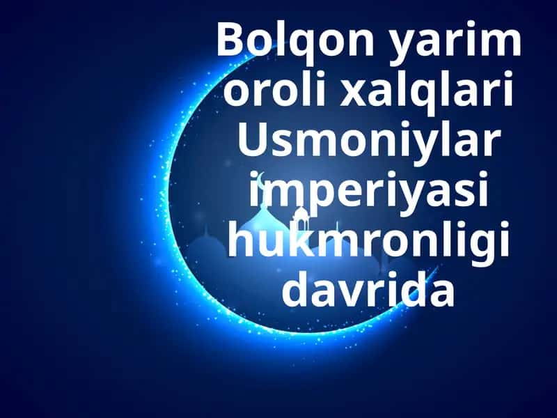 Usmoniylarim imperiyasi