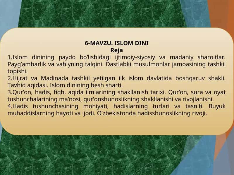 ISLOM DINI