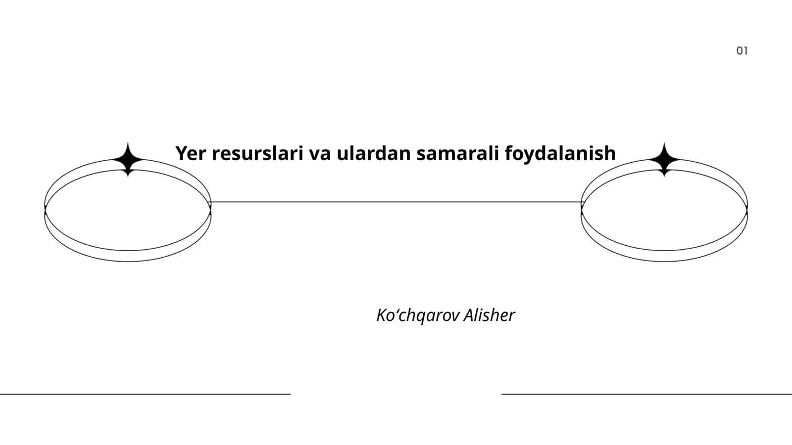 Yer resurslari va ulardan samarali foydalanish