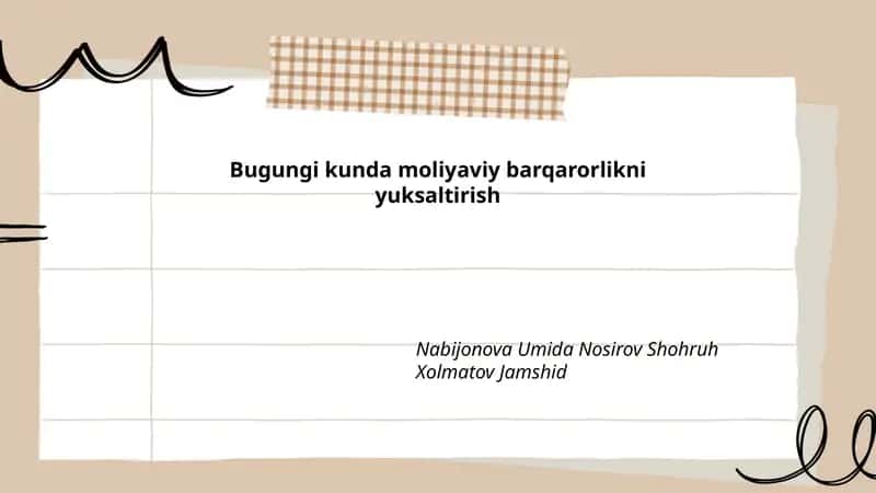Markaziy bank siyosatlari va moliyaviy barqarorlik