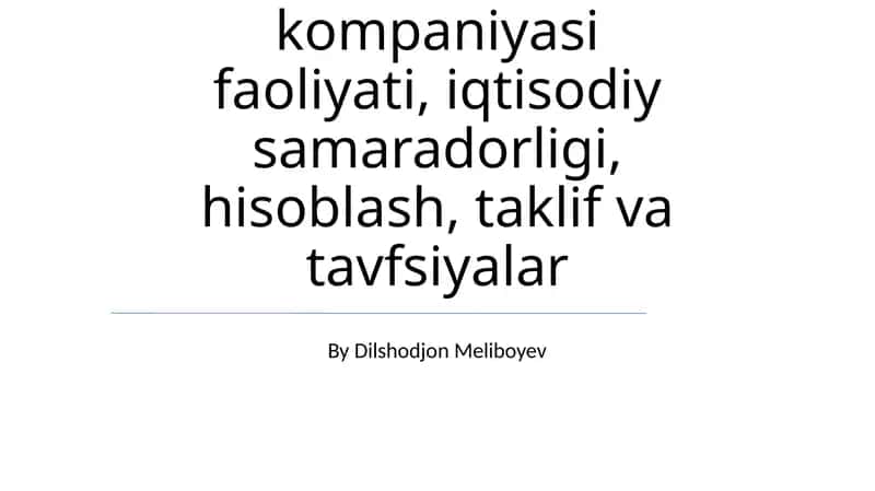 Click fintech kompaniyasi faoliyati