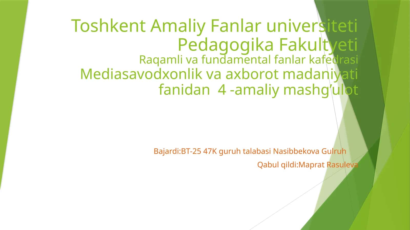 Mediasavodxonlik va axborot madaniyatining qiyosiy tahlili