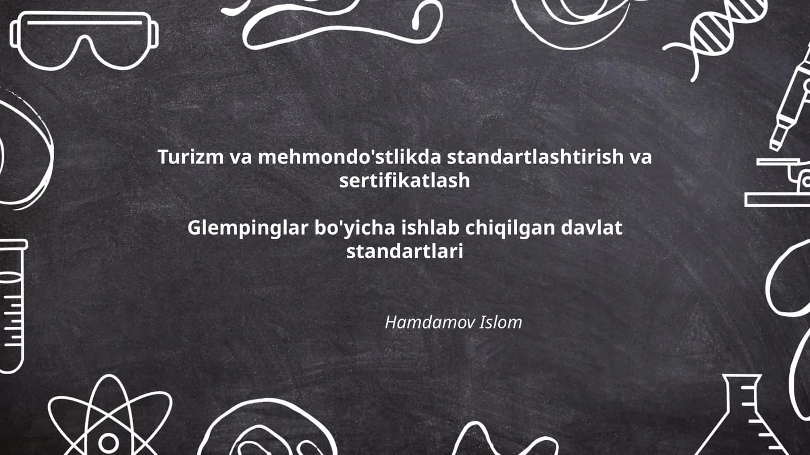 Glempinglar bo'yicha ishlab chiqilgan davlat standartlari