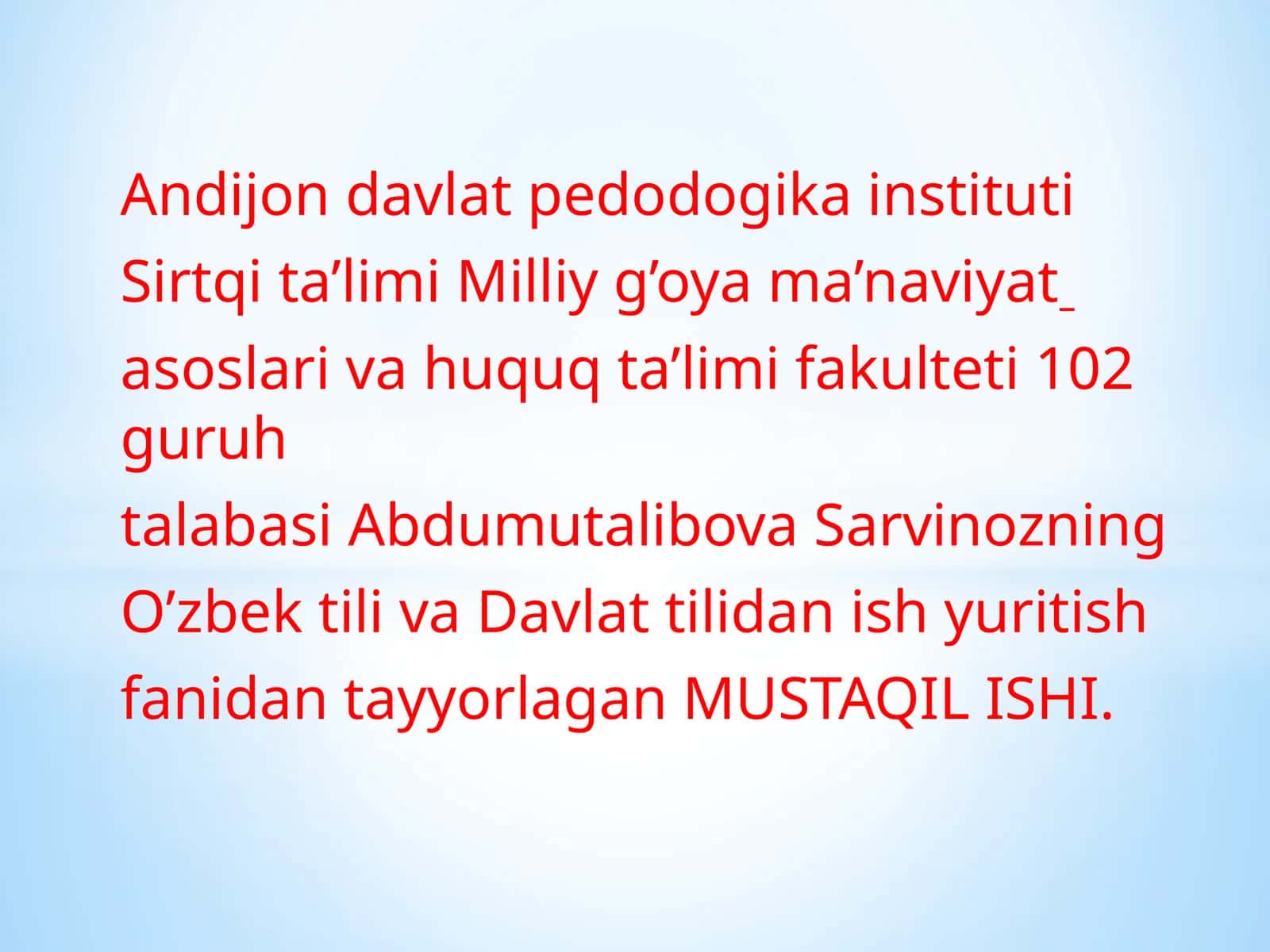 Terminlarning turlari
