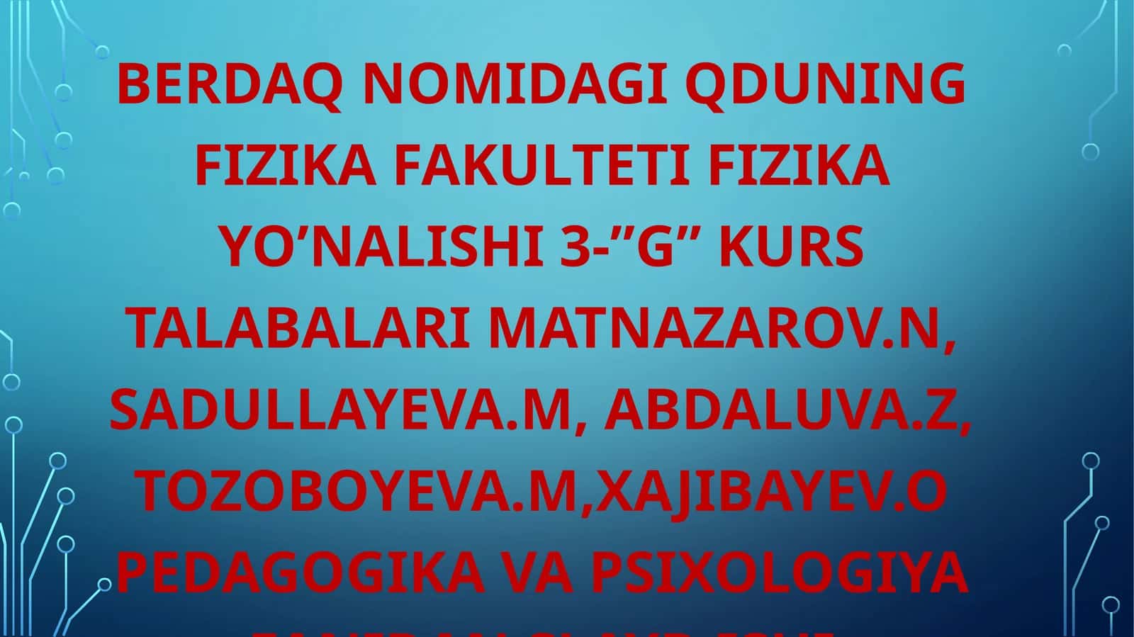 TARBIYA JARAYONI MOHIYATI VA MAZMUNI.TARBIYA TAMOYILLARI