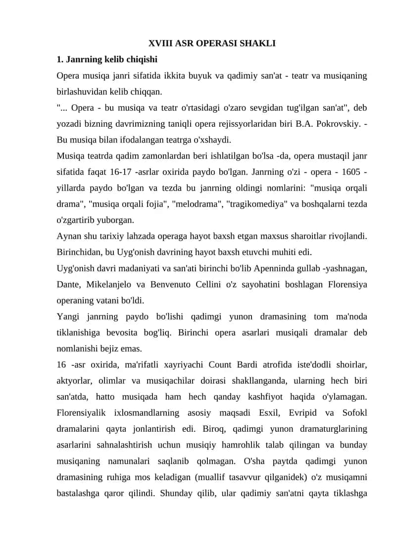 XVIII ASR OPERASI SHAKLI