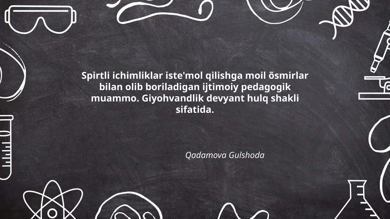 Qadamova Gulshoda